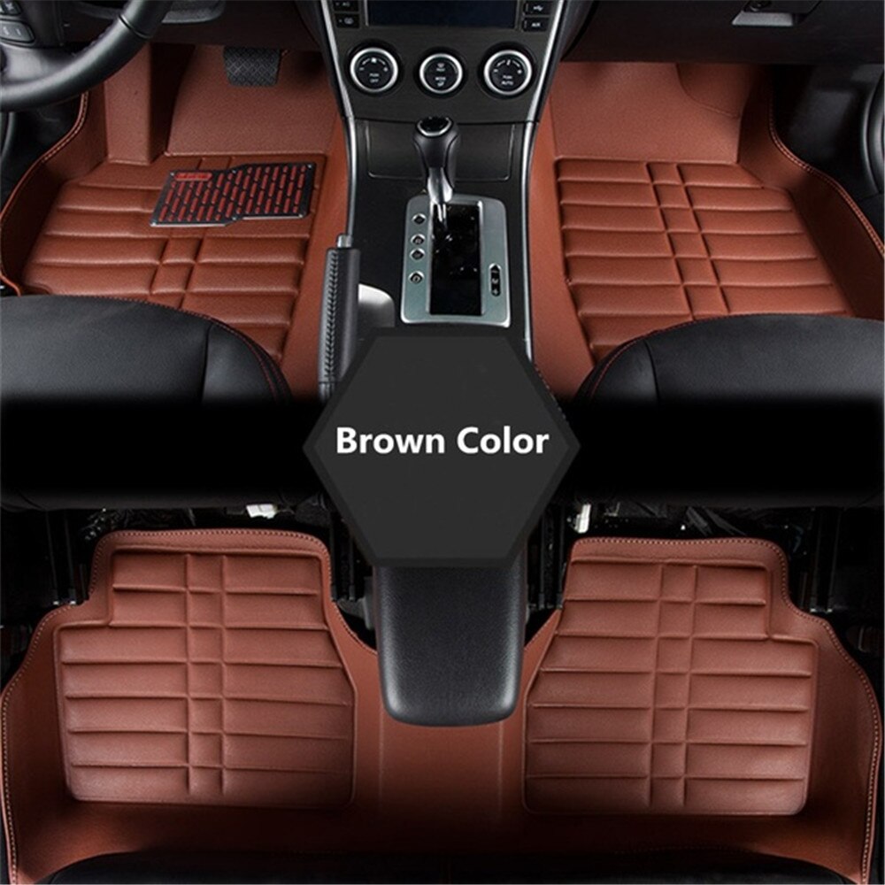 5pcs All Seasons Black Leather Universal Auto Car Floor Mats Front Rear Liner Weather Set Car Accessories 5pcs All Seasons Black Leather Universal Auto Car Floor Mats Front Rear Liner Weather Set Car Accessories